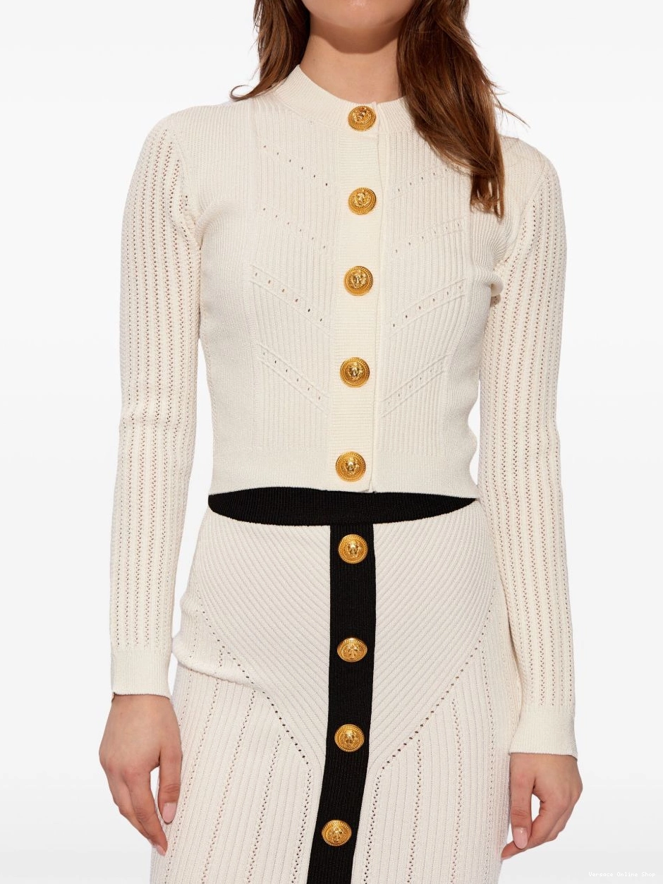Affordable ribbed-knit Women cardigan Versace 0701